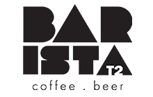 BARista T2 black and white logo
