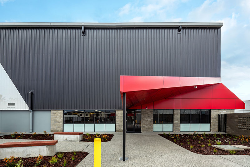 Border Express Case Study - Side of building